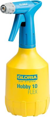 GLORIA Handspréher Hobby 10 FLEX | 1 L Spréhflasche mit Doppelhubpumpe, Garten