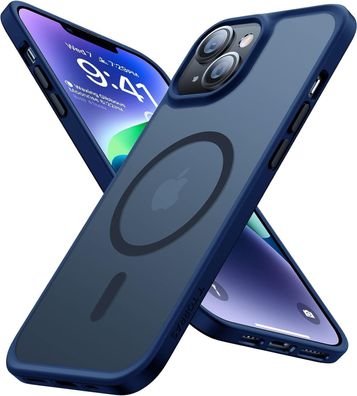 iPhone 13 Schutz Hélle mit 1,5mm Erhöhung fér MagSafe, Militärschutz Handyhélle
