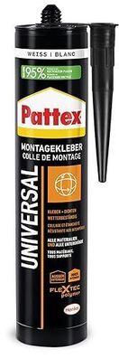 Pattex Montage Universal, vielseitig einsetzbarer Montagekleber, 420g Kartusche