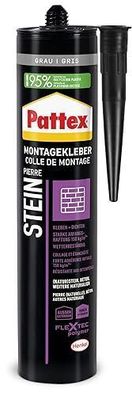 Pattex Montage Stein, starker Montagekleber fér Stein Naturstein 420g Kartusche