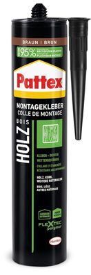 Pattex starker Montagekleber fér Holz und Holzwerkstoffe (1x 420g Kartusche)