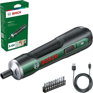 Bosch Home and Garden Bosch Akkuschrauber PushDrive Starter Set (3,6V; 1,5Ah)