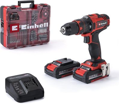 Einhell Akku-Schlagbohrschrauber-Set TE-CD 18/40 Li-i, + Akku, Ladegerät, Zubehör