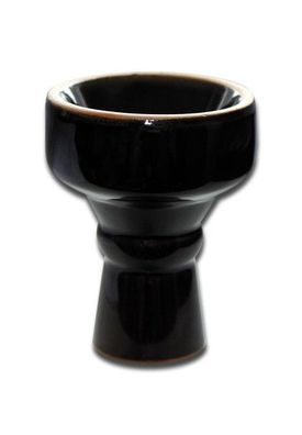 Shisha Kopf Ton groß schwarz