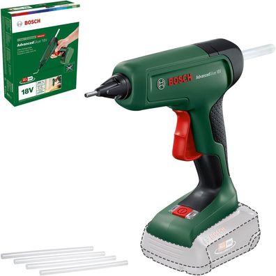 Bosch Akku-Klebepistole Advanced Glue 18V (ohne Akku; 18V; 4x Klebestifte)