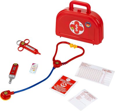 Theo Klein 4420 Doktorkoffer, Stethoskop, Spritze, Thermometer, Spielzeug Kinder