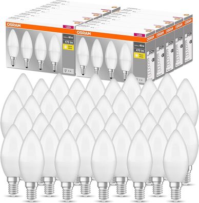 OSRAM LED Base Classic B, in Kerzenform mit E14-Sockel, Nicht Dimmbar, 40er Pack