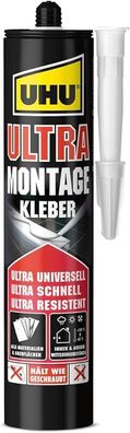 UHU Montagekleber Ultra Kartusche Universeller Montageklebstoff (435g Kartusche)