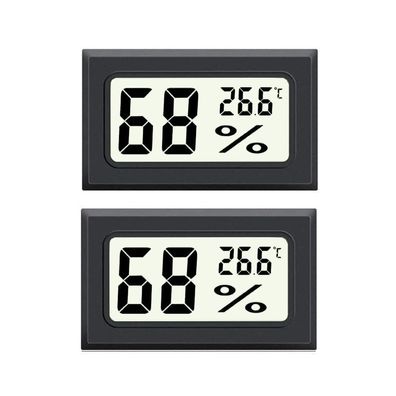 JEDEW 2-Pack Hygrometer Gauge Thermometer Indoor/Outdoor, Mini Digital Messgerät