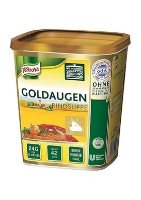 Knorr Goldaugen Rindsuppe, vielseitig anwendbare Rinderbrühe 1er Pack (1 x 1 kg)