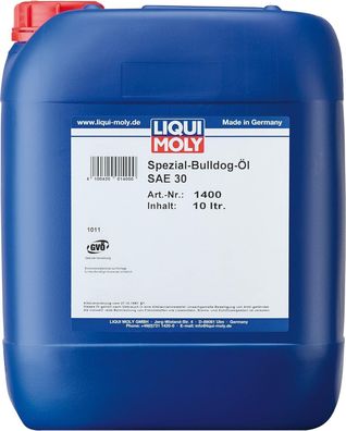 LIQUI MOLY Spezial Bulldog-ßl SAE 30 | 10 L | Traktoren-ßl | Art.-Nr.: 1400