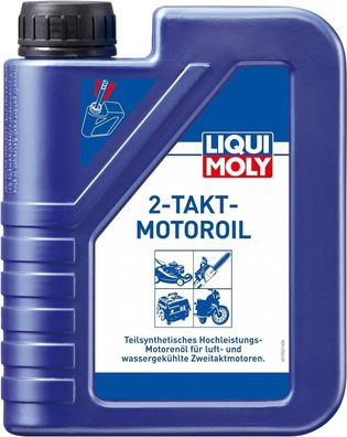 LIQUI MOLY 2-Takt-Motoröl | 1 L | 2-Takt-ßl | Art.-Nr.: 1052, SAE 0, farblos