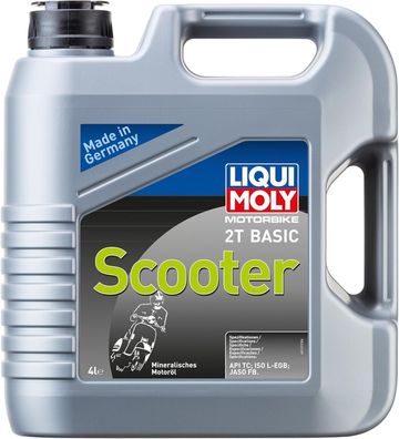 LIQUI MOLY Motorbike 2T Basic Scooter | 4 L | Motorrad 2-Takt-ßl, Art.-Nr.: 1237