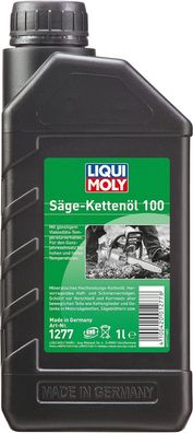 LIQUI MOLY Sägekettenöl 100 | 1 Liter | Gartengeräte-ßl | Art.-Nr.: 1277