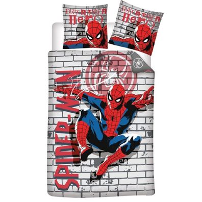 Marvel Bettwäsche-Set Poly-Baumwolle Decke & Kissenbezug 140x200 + 65x65 cm