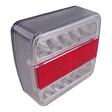 LED Rückleuchte 4 Funktionen 98x105mm mit Bajonettanschluss