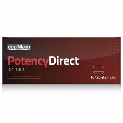 Potency Direct Erektion Tabs Ausdauer Energie Sexuelle Kraft für Männer