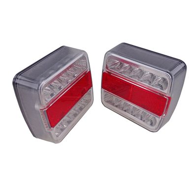 Set LED Rückleuchte 4 Funktionen 98x105mm 2 Stück