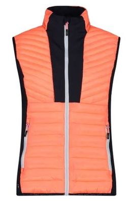 CMP Damen Hybridweste RED FLUO