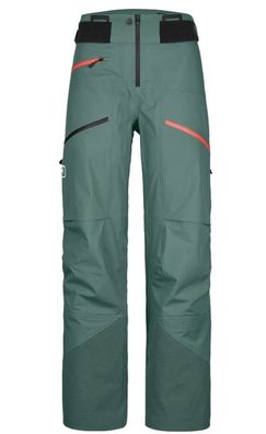 Ortovox Damen 3L Deep Shell Hose arctic grey