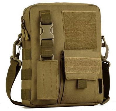 Taktisch Umhängetasche 20 x 25 x 7cm Molle Schultertasche Militär Crossbody Bag