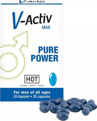 V-Activ 20Kaps Guarana Luststeigernde Mittel Aphrodisiakum Ausdauer Kraft für Männer