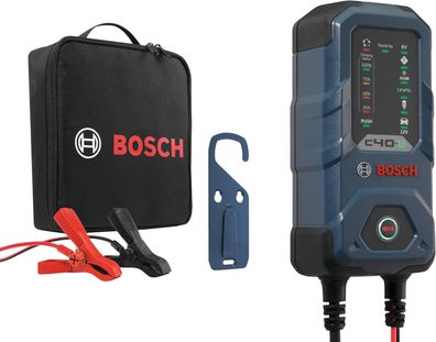 Bosch C40-Li Kfz-Batterieladegerät, 5 Ampere, mit Erhaltungsfunktion - 6 / 12 V