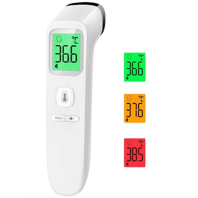 Fieberthermometer Kontaktlos Stirnthermometer, Digitales Infrarot Thermometer