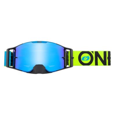 O'NEAL Bike Goggles B-30 Bold Blue/Neon Yellow - Radium Blue