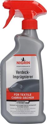 NIGRIN Verdeck Imprägnierer, 500 ml Spréhflasche, wasser- und schmutzabweisend