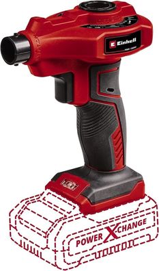 Einhell Akku-Luftpumpe CE-AP 18 Li-Solo Power X-Change (18V Luftstrom 670 L/min)