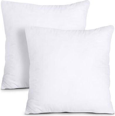 Utopia Bedding 2er Set Kissenféllung 45 x 45 cm, Innenkissen Féllkissen