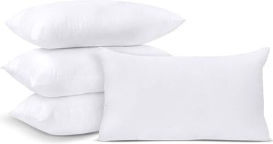 Utopia Bedding 4er Set Kissenféllung 30 x 50 cm, Innenkissen Féllkissen