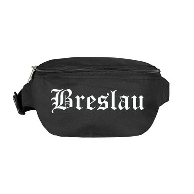 Breslau Bauchtasche - Altdeutsch bedruckt - Gürteltasche Hipbag - Farbe: