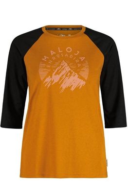 Maloja Damen Shirt Himbeere honey multi