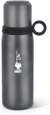 Bialetti TZ Ml. 460 To Go Thermoflasche mit Becher, 12h heiß & 24h kalt, 460ml