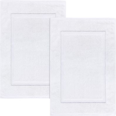 Utopia Towels - 2er Pack groß Badematte Badvorleger (53 x 86 cm) 100% Baumwolle