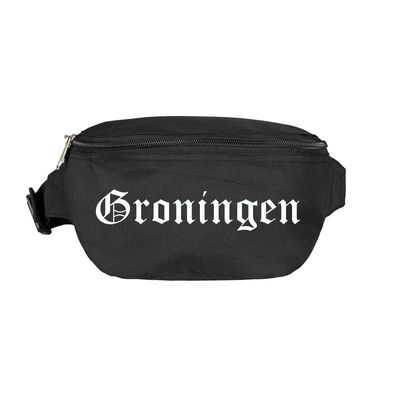 Groningen Bauchtasche - Altdeutsch bedruckt - Gürteltasche Hipbag