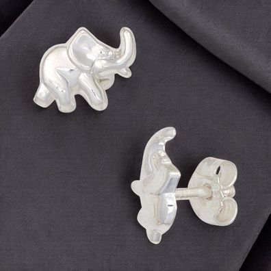 Kinder Ohrstecker Elefant 925 Sterling Silber Ohrringe Kinderohrringe