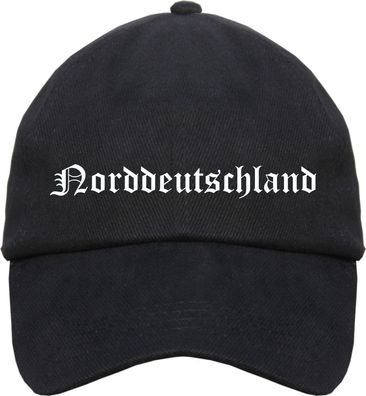 Norddeutschland Cappy - Altdeutsch bedruckt - Schirmmütze Cap - Größe: