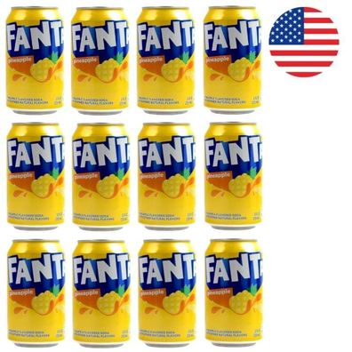 Fanta Pineapple USA 12er Pack 12x355 ml