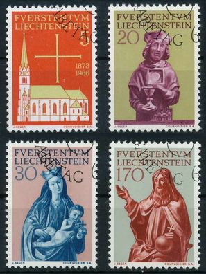 Liechtenstein 1966 Nr 470-473 gestempelt SB58012