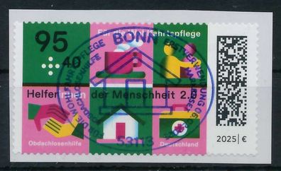 BRD BUND 2025 Nr 3890 ESST zentrisch gestempelt X94DF02