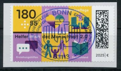 BRD BUND 2025 Nr 3891 ESST zentrisch gestempelt X94DF0E