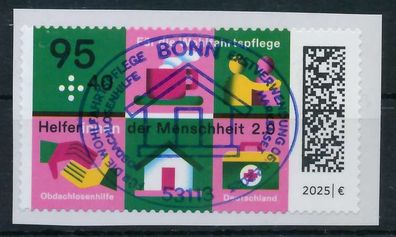 BRD BUND 2025 Nr 3890 ESST zentrisch gestempelt X94DEFE