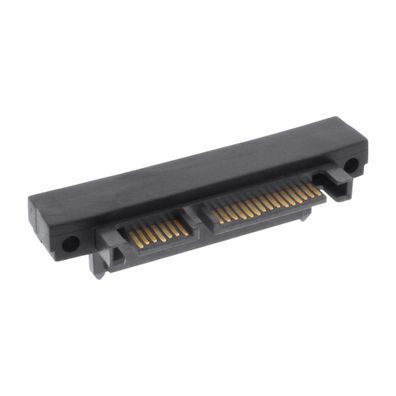 InLine® SATA Adapter Stecker / Buchse, 22pol. (15 + 7), abwärts gewinkelt