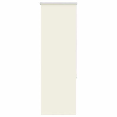 vidaXL Verdunkelungsrollo Cremeweiß 40x175cm Stoffbreite 35,7 cm