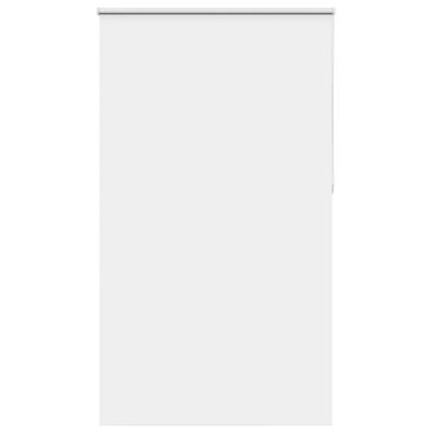 vidaXL Verdunkelungsrollo Weiß 125x230cm Stoffbreite 121,6cm Polyester