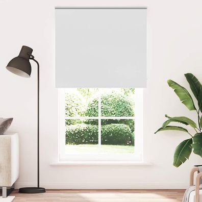 vidaXL Verdunkelungsrollo Weiß 130x210 cm Stoffbreite 126,6 cm
