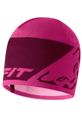 Dynafit Leopard Logo Mütze Beanie Flamingo